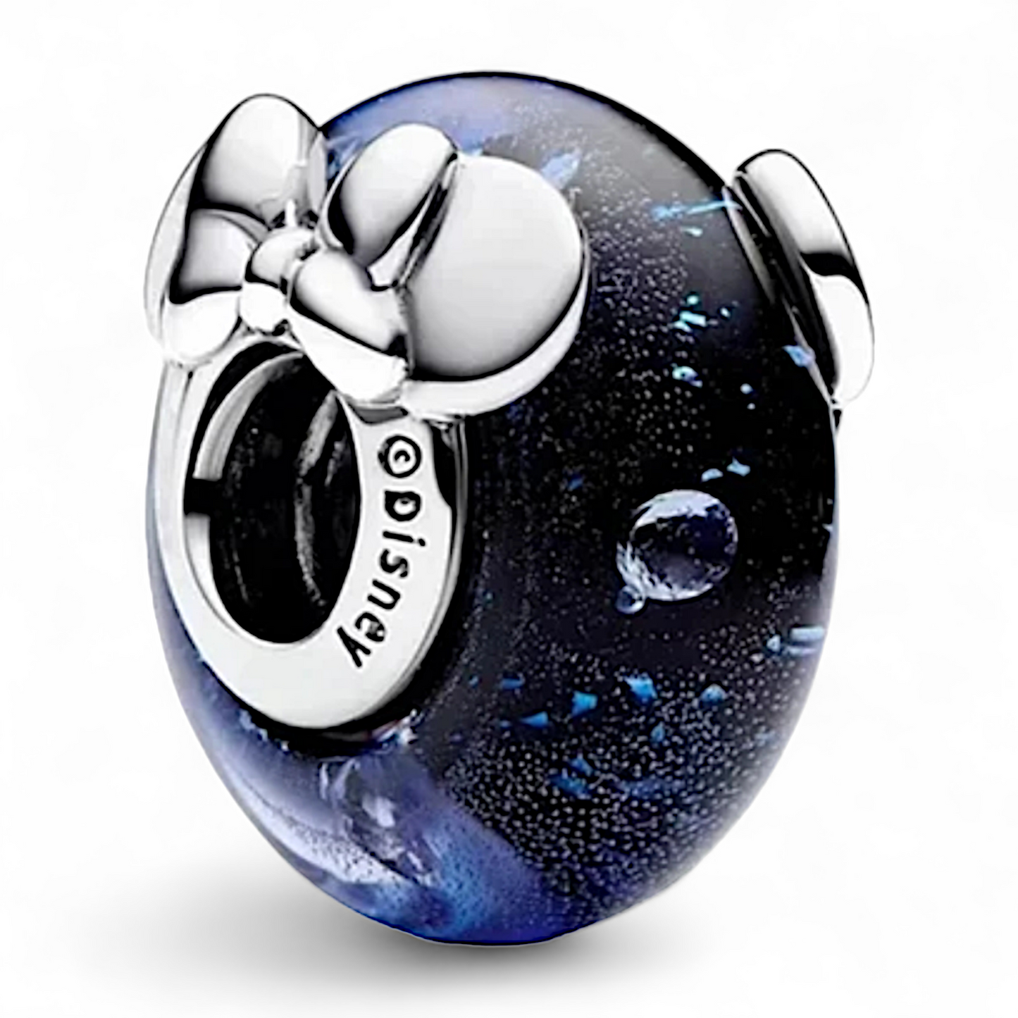 CHARM MURANO AZUL MICKEY