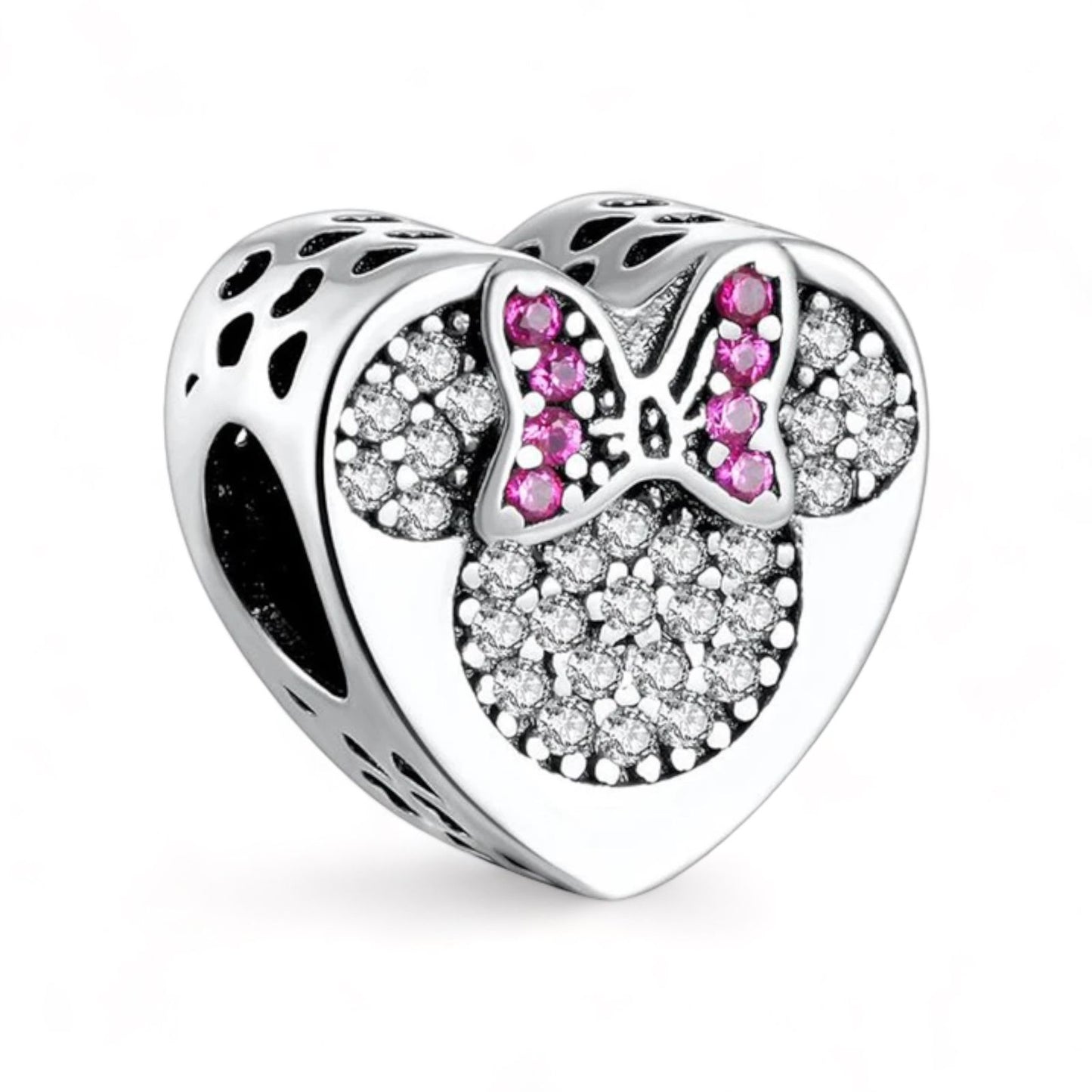 CHARM CORAZON MINNIE CON ZIRCONIA