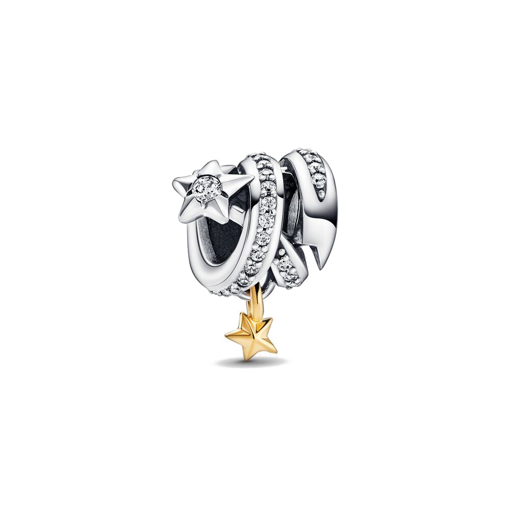 CHARM ESTRELLA FUGAZ CON ZIRCONIAS S925